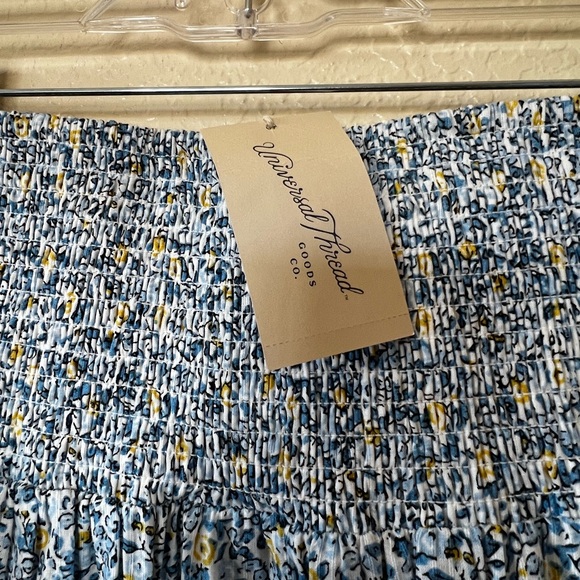 Universal Thread Blue Floral Two Piece Set - Top and Skirt - Picture 8 of 11